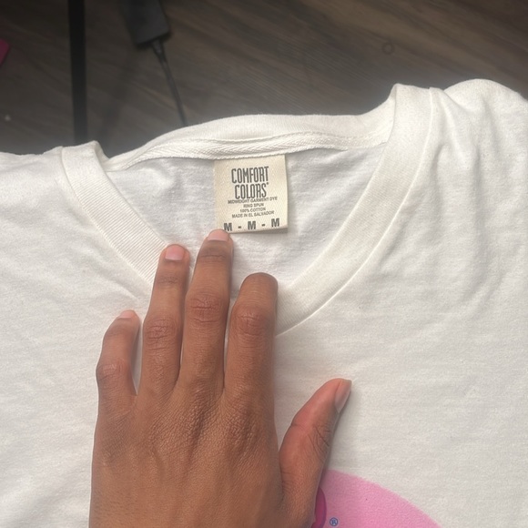 Blow Pop T-Shirt pink and white size Medium - Picture 2 of 3